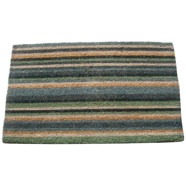 Geo Crafts Geo Crafts G280-48B PVC 30 x 48 in. PVC VCS Stripe Doormat - Blue G280-48B PVC - main